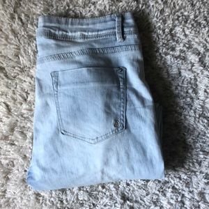 Indigo Rein faded ripped jeans